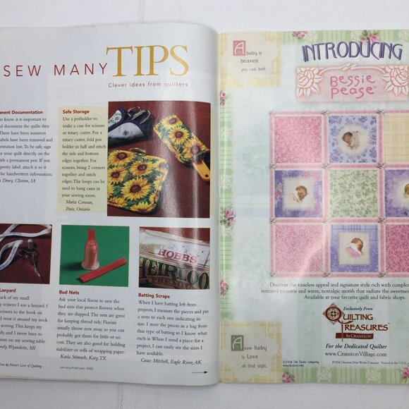 Fons & Porters Love of Quilting Magazine January February 2005 Cowboy Quilt - Picture 3 of 10